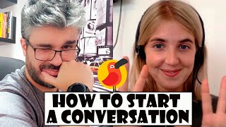 How to START a Conversation in English on Cambly [upl. by Lallage168]