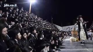 Reb Meilech Biderman In Meron  Parshas Shekolim 5777 [upl. by Ahsile490]