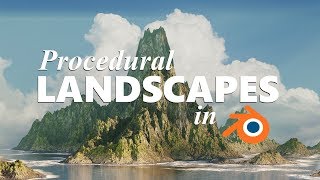 Procedural Landscapes in Blender 280 [upl. by Legim836]