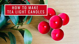 How To Make Tea Light Candles [upl. by Pine]