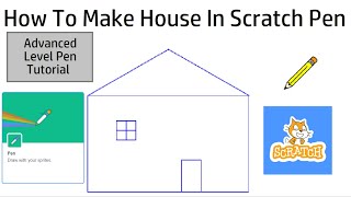 Scratch Pen Tutorial  Advanced Level  How To Make A House With Scratch Pen [upl. by Benoite]