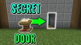 Minecraft Secret Door with Lectern shorts [upl. by Desireah684]