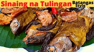 SINAING NA TULINGAN l Popular Batangas Recipe l With Dried Kamias and Pork Fat [upl. by Ahsito274]