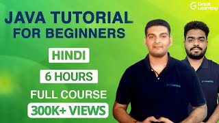 Java Tutorial in Hindi  Master Java in 6 Hours  Java programming for Beginners  Great Learning [upl. by Latsyrd]