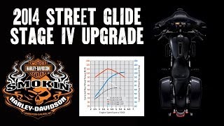 2014 Street Glide Stock vs Stage IV Engine Upgrade [upl. by Ellehcyar174]