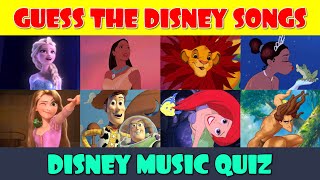 Guess the 40 Disney Songs Music Quiz [upl. by Aicilaanna]