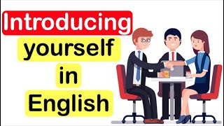 How to introduce yourself in English [upl. by Nivram]