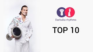 TOP10 Belly dance Rhythms in 5 minutes  Darbuka Rhythms [upl. by Martainn]