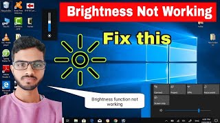 laptop brightness not working in Dell  Brightness 🔆 button Not Working in My Laptop  💯  Fixed [upl. by Hesler]