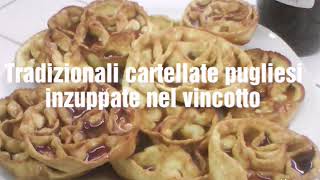 Come fare cartellate pugliesi in vincotto ricetta [upl. by Maurita]