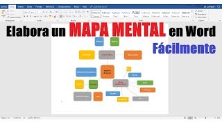 CÓMO HACER UN MAPA MENTAL EN WORD FÁCILMENTE [upl. by Rehm]