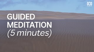 Guided Meditation For Calming The Mind 5 Minutes  Natural Mindful [upl. by Archibaldo908]