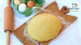 PASTA FROLLA SENZA BURRO AL CUCCHIAIO Pronta in 5 MINUTI Ricetta Facile e veloce  RICETTE DI GABRI [upl. by Oileduab786]