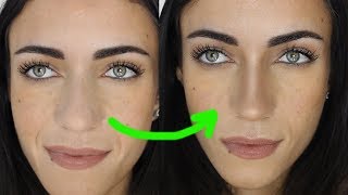 How To Make Your Nose Look Smaller  MakeupAndArtFreak [upl. by Simmie]