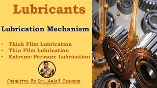 Lubrication mechanism  Lubricants  Mechanism Of Lubrication  Engineering Chemistry [upl. by Dj]