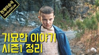 초능력 소녀와 소년들 그리고 괴물 기묘한 이야기 시즌 1 내용 정리 [upl. by Lulita]