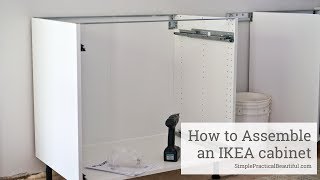 How to Assemble an IKEA SEKTION Base Cabinet [upl. by Handel]